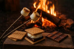 smores campfire